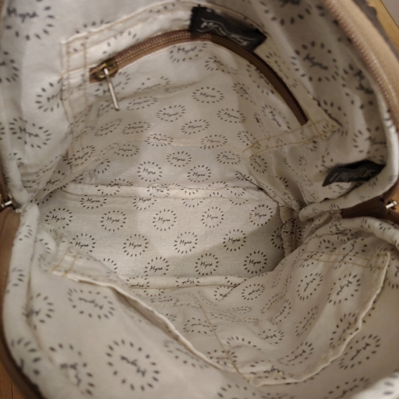 Camo Myra Bag Cowhide Rug canvas back to school Backpack Camo Dough NEW - Picture 3 of 10